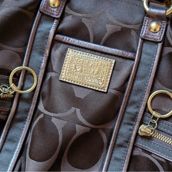 Coach Poppy Chocolate Brown Hobo Bag - Picture 16 of 16